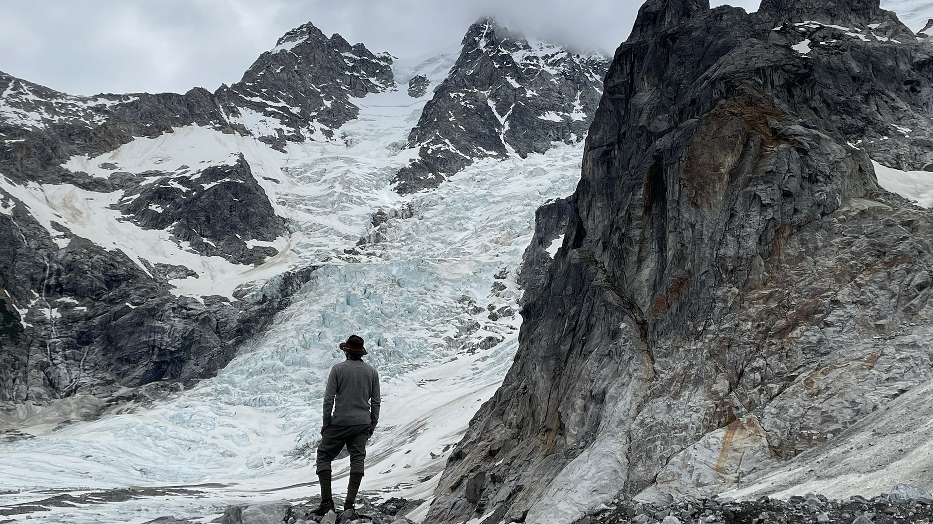 Backdrop for Chaos Glacier Country