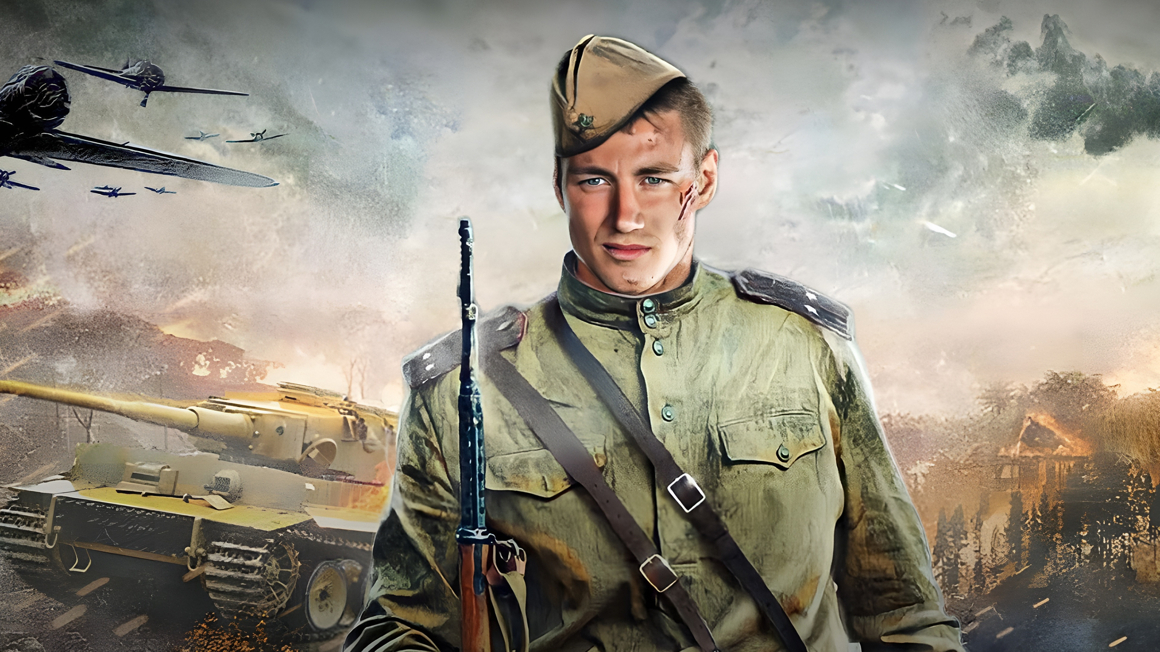 Backdrop for Three Days of Lieutenant Kravtsov