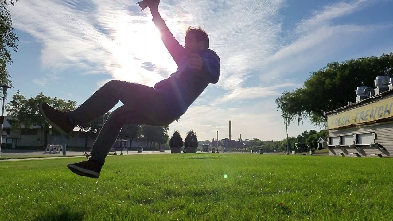 Backdrop for when you slip on a banana peel