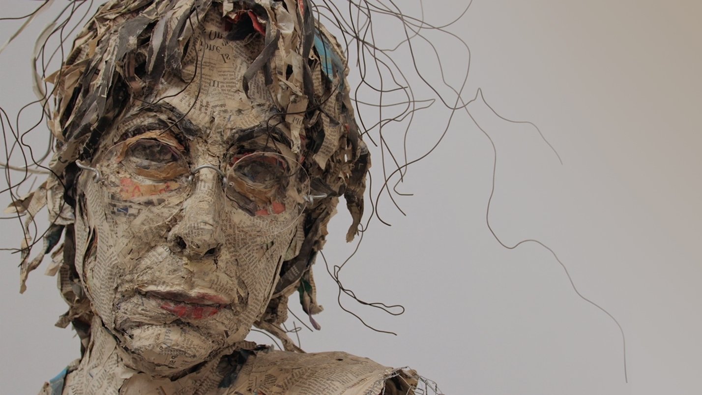 Backdrop for Heaven is a Traffic Jam on the 405