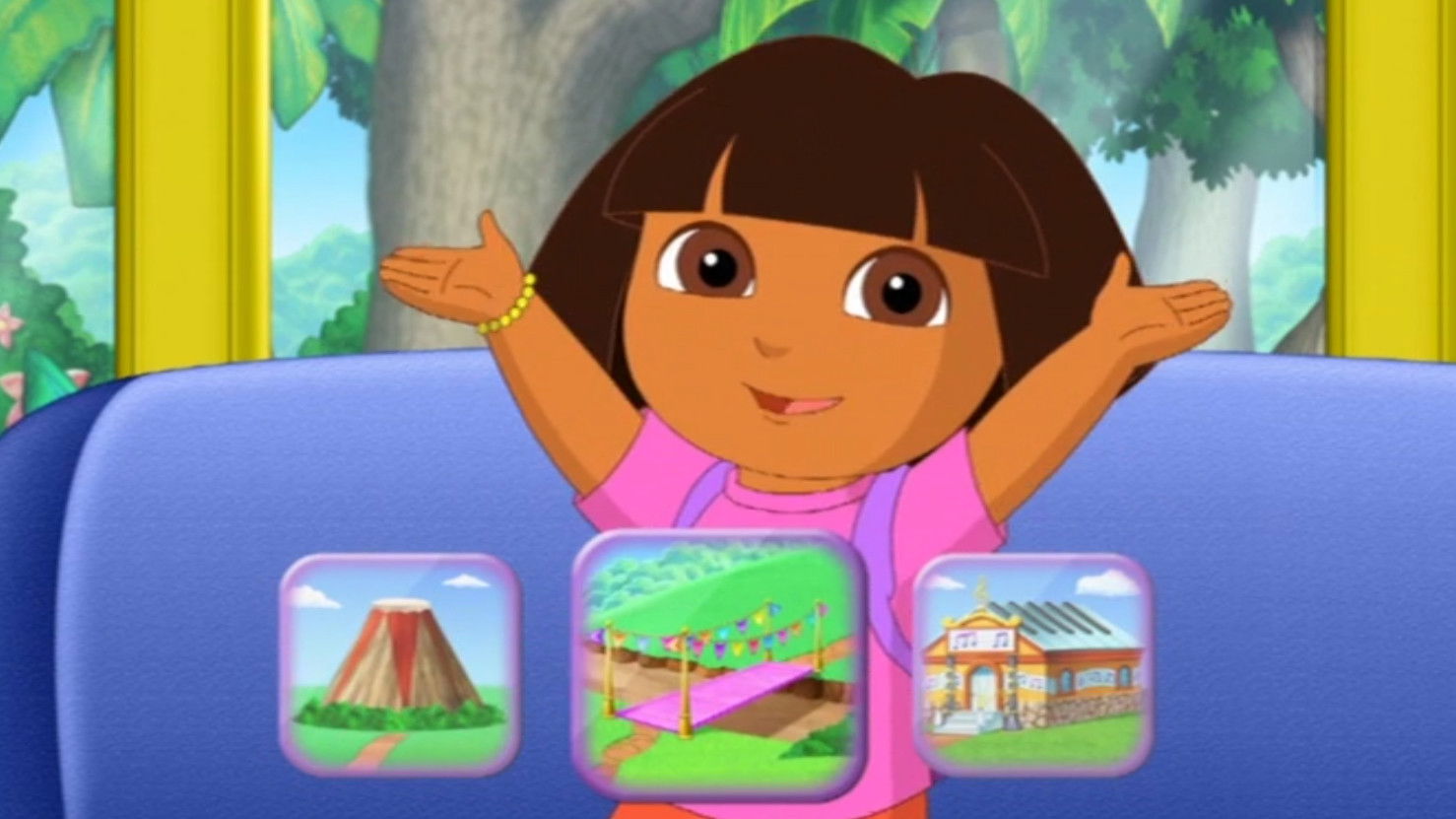 Backdrop for Dora the Explorer: Night Light Adventure