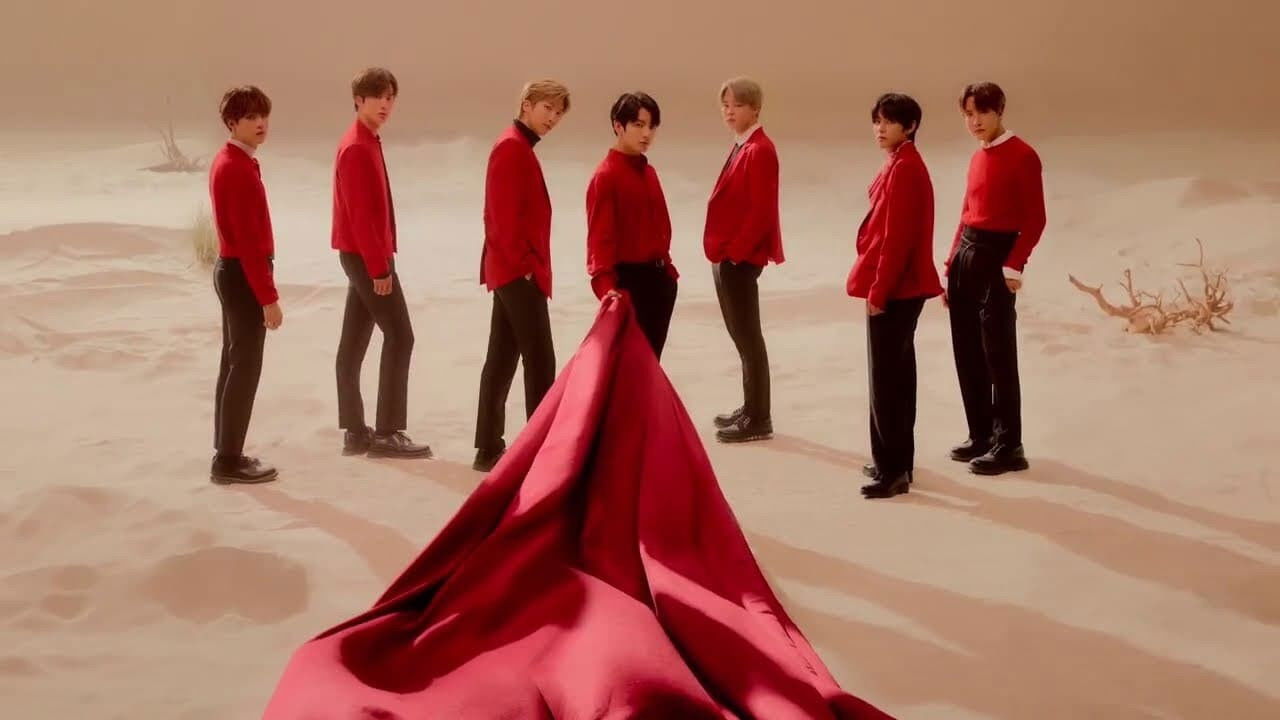 Backdrop for BTS Map of the Soul ON:E Day 2