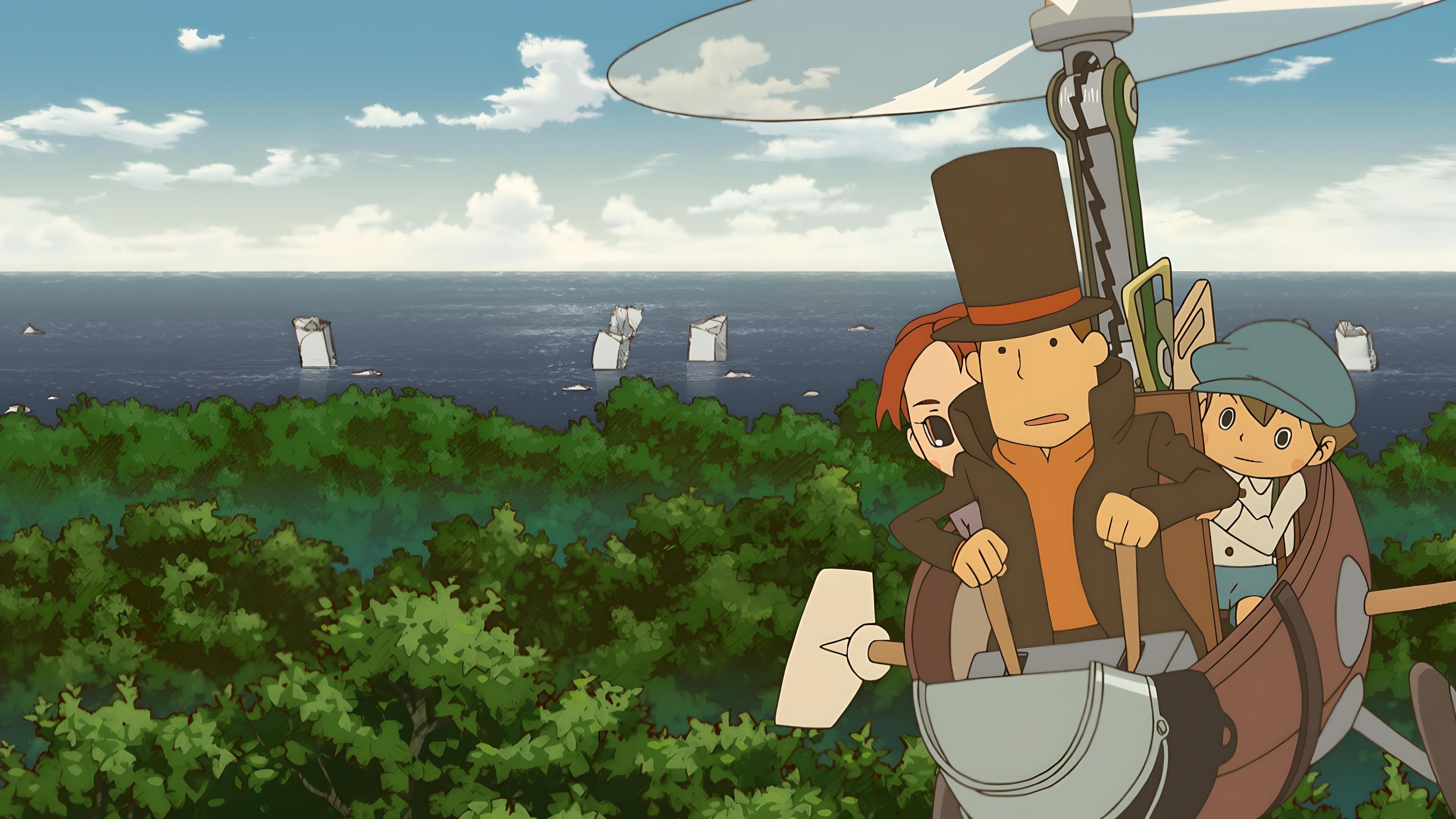 Backdrop for Professor Layton and the Eternal Diva