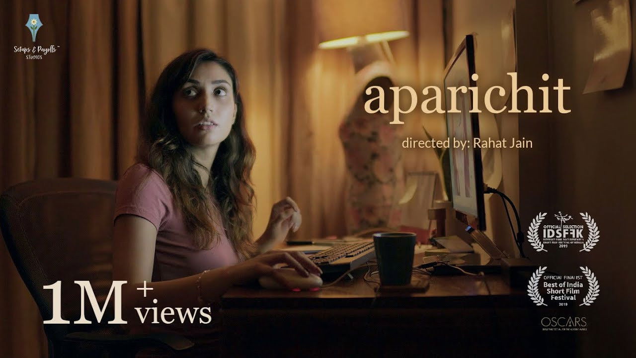 Backdrop for Aparichit : Heavy rain brings a stranger to the door, seeking shelter