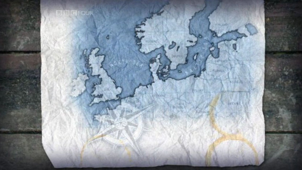 Backdrop for Jonathan Meades - Magnetic North