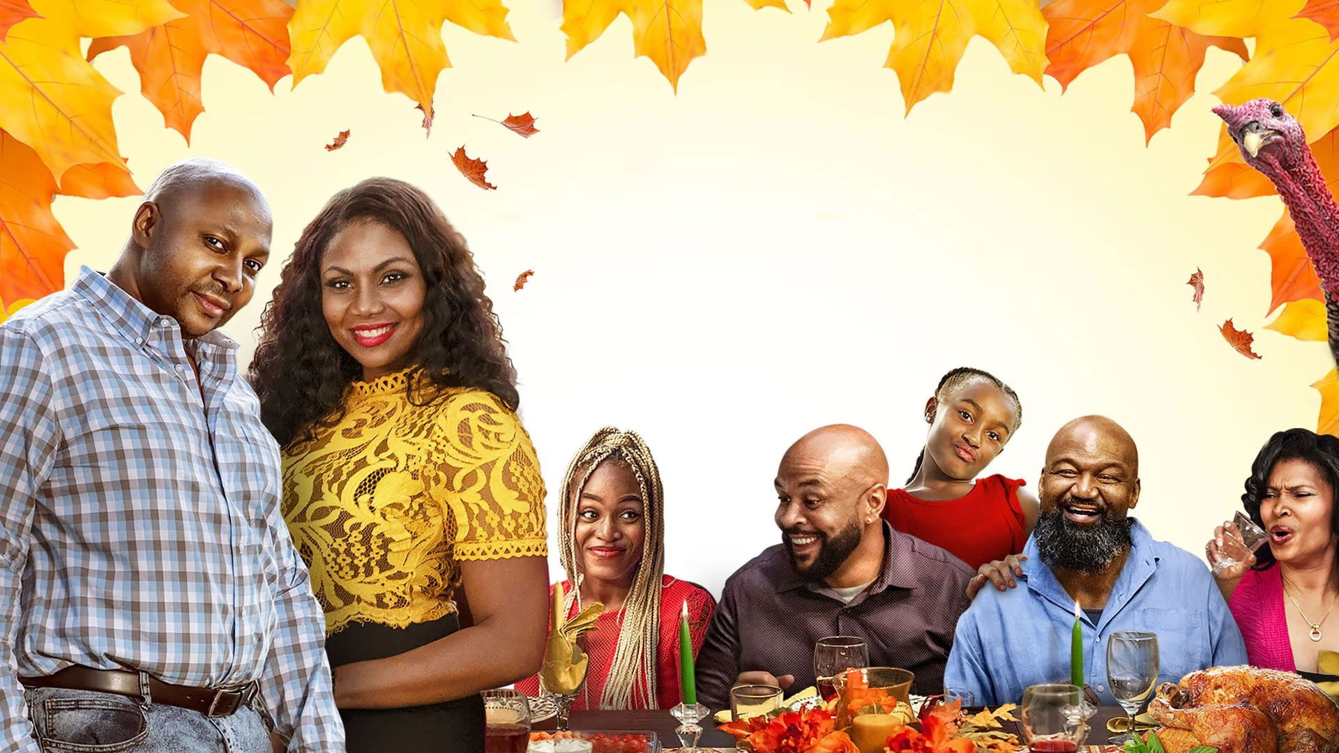 Backdrop for Thanksgiving with the Carters