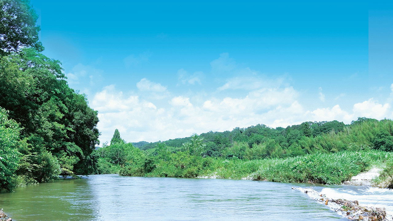 Backdrop for Our Summer ~River Side Family~