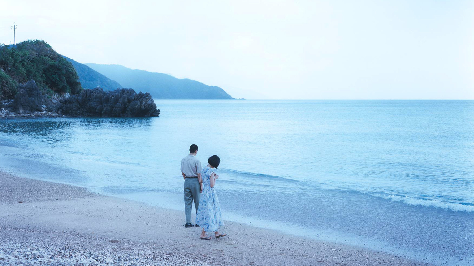 Backdrop for Life and Death on the Shore