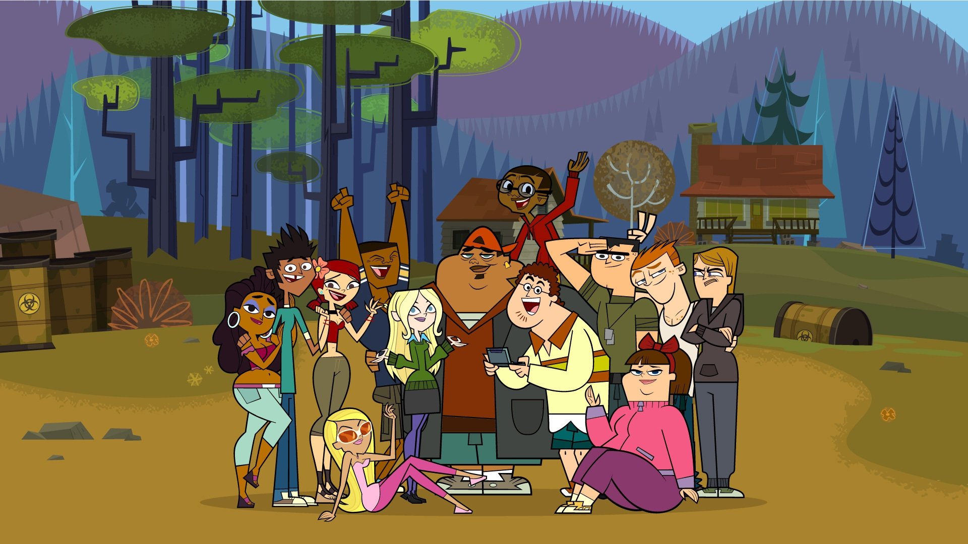 Backdrop for Total Drama: Revenge of the Island