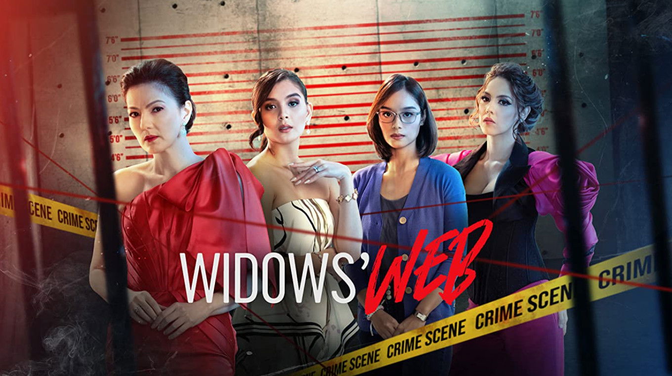 Backdrop for Widows' Web
