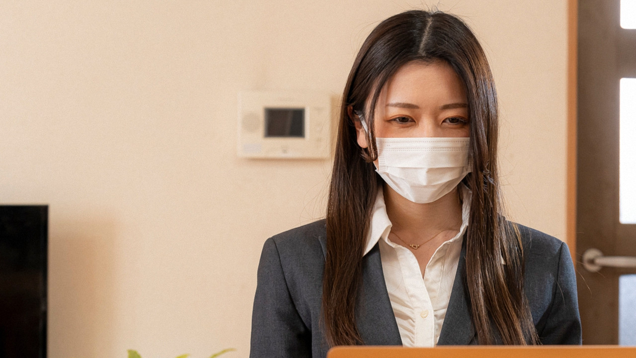 Backdrop for Remote Affair: Love Through a Mask