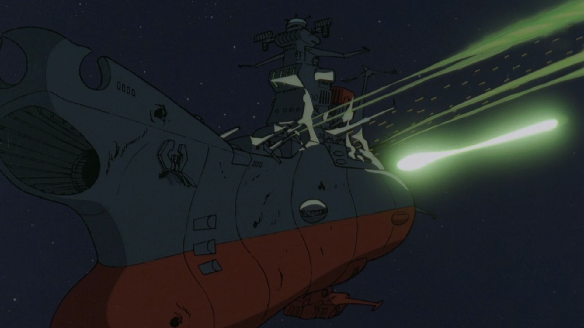 Backdrop for Farewell to Space Battleship Yamato