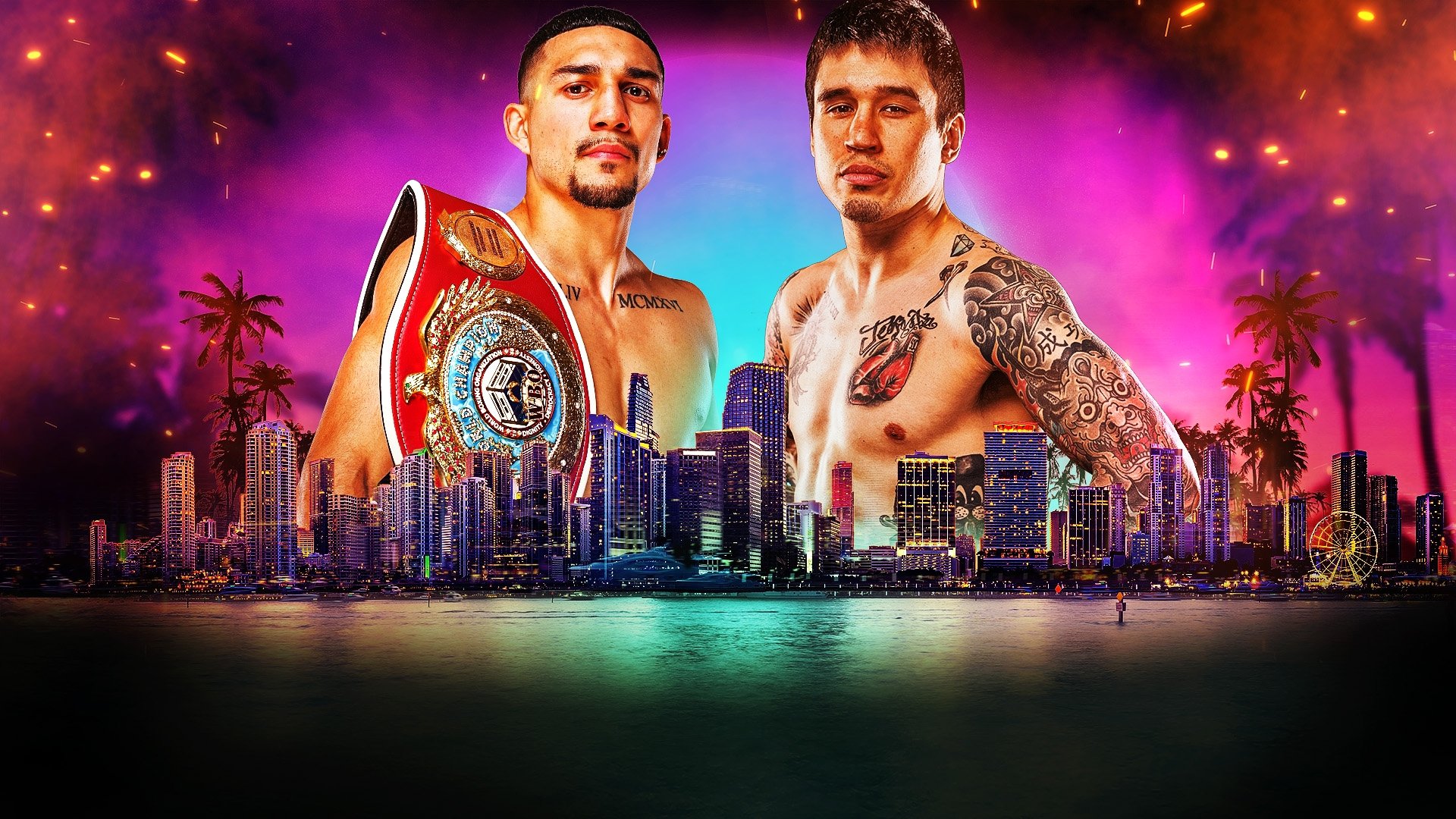Backdrop for Teofimo Lopez vs. Steve Claggett