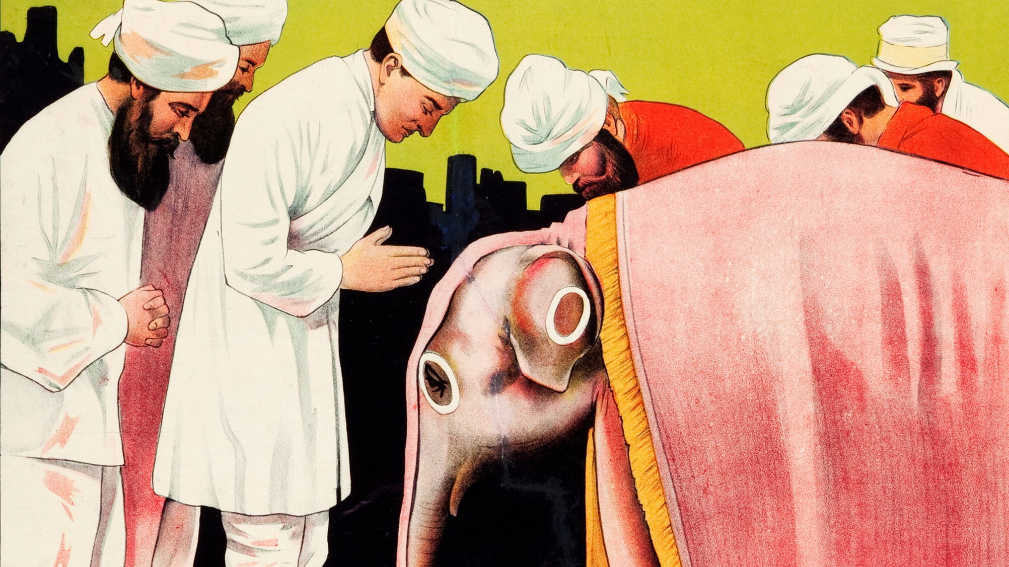 Backdrop for Three Bags of Silver