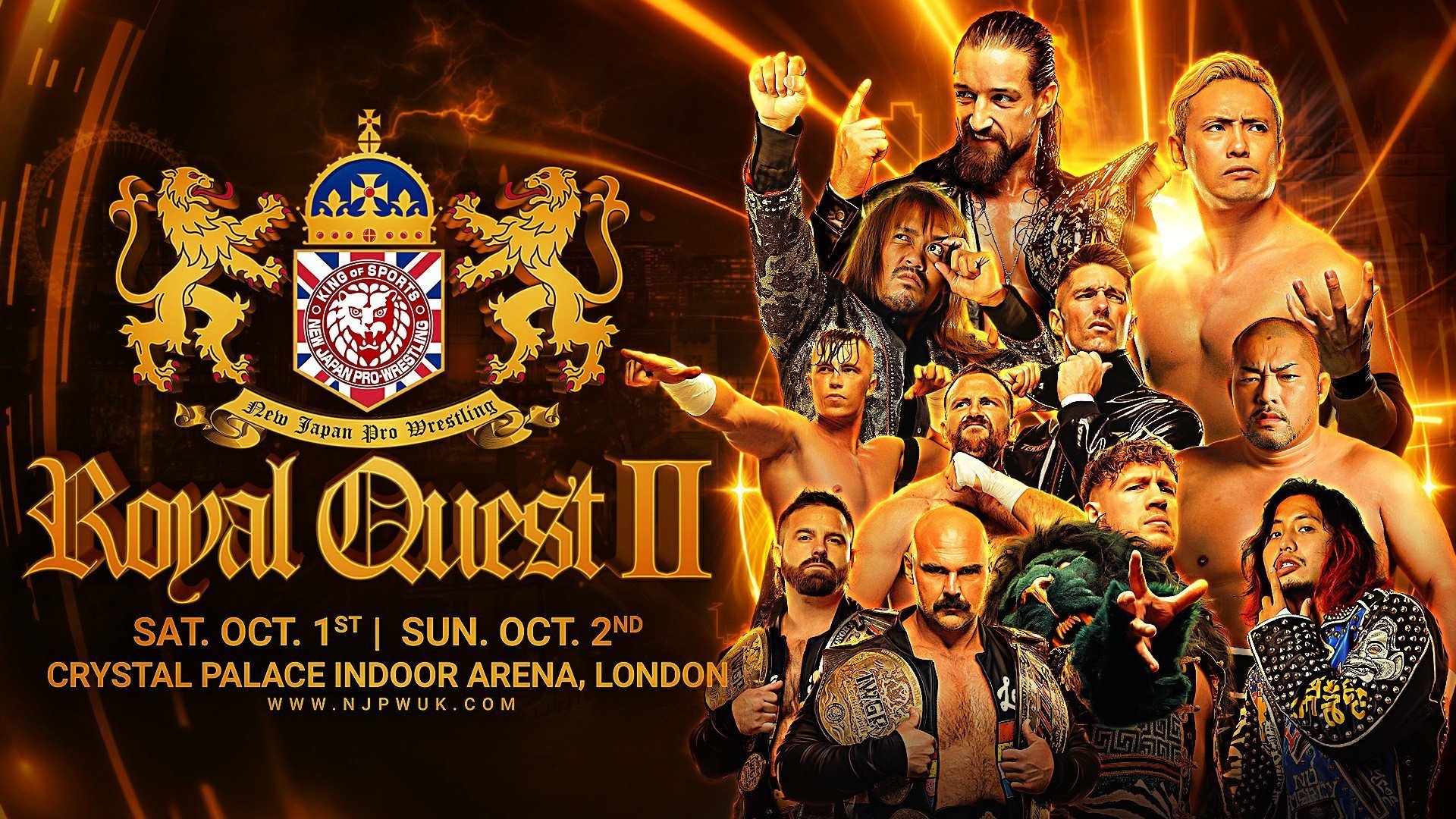 Backdrop for NJPW: Royal Quest II - Night 2