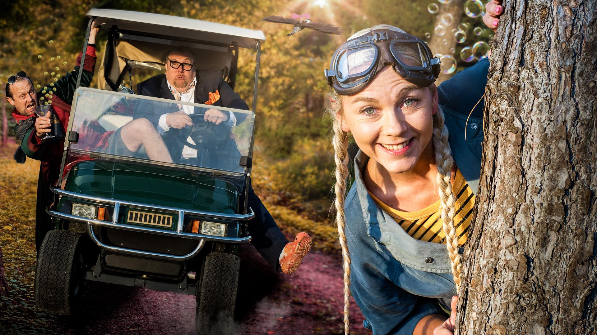 Backdrop for Motor Mille og Børnebanden