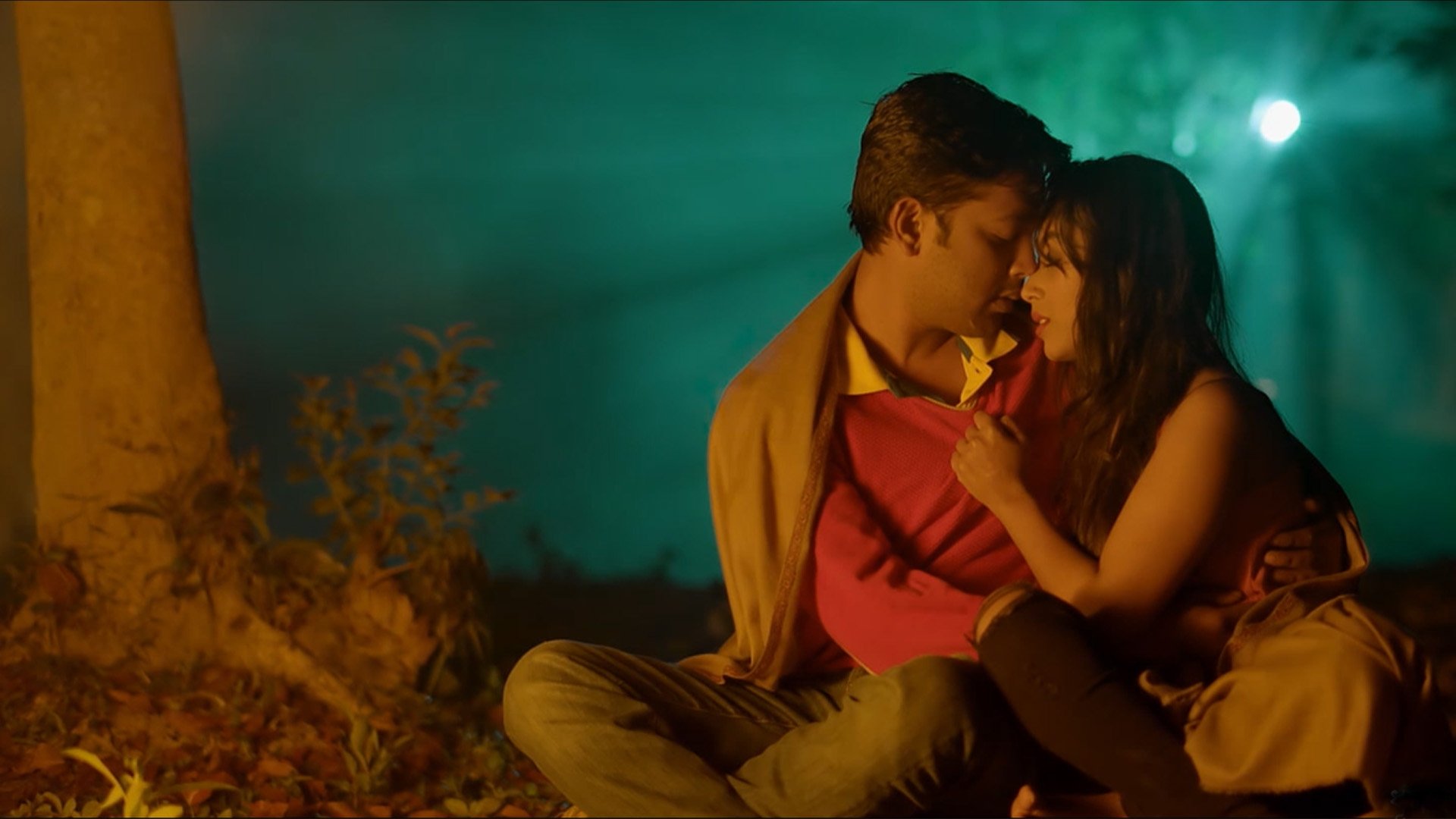 Backdrop for Megher Kopat (Love Under the Clouds)