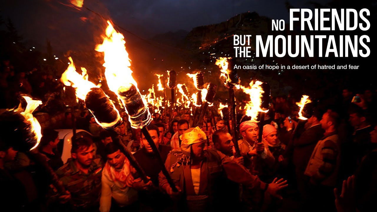 Backdrop for No Friends But the Mountains