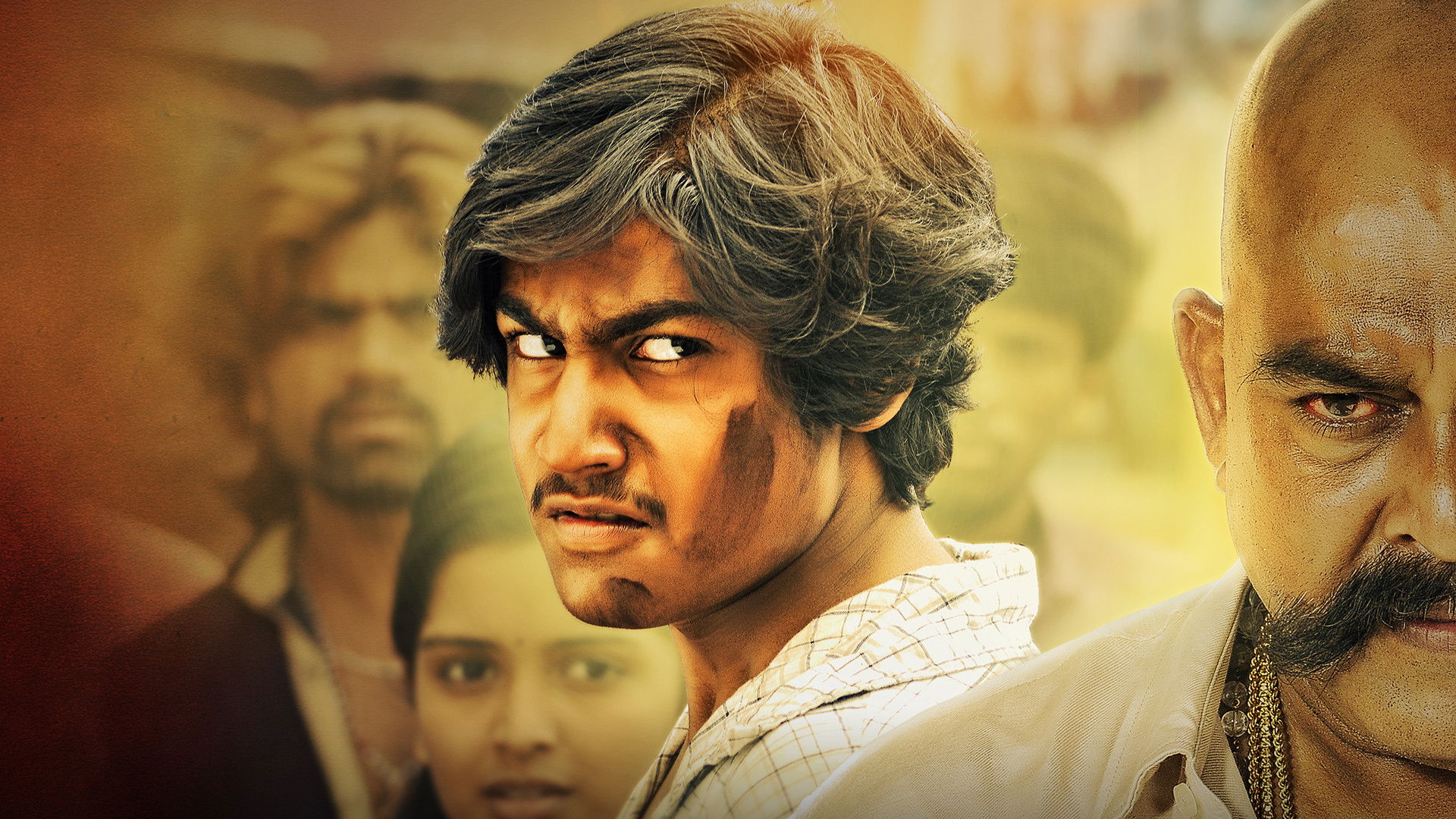 Backdrop for Evadu Thakkuva Kaadu