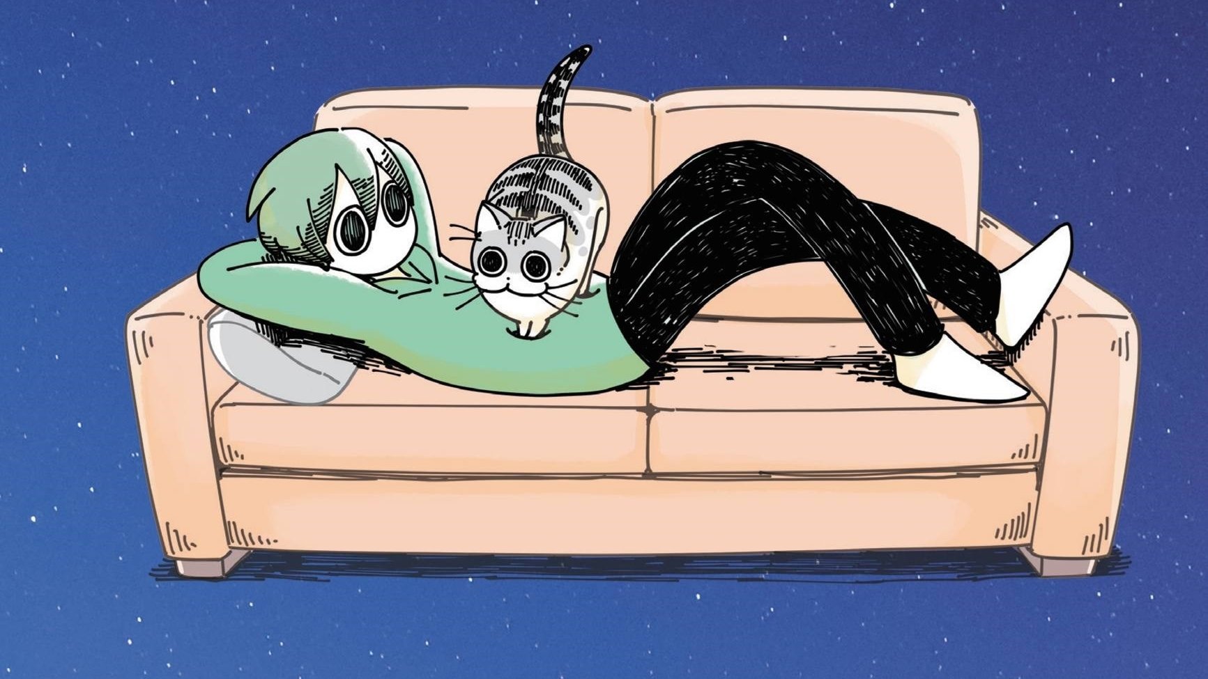 Backdrop for Nights with a Cat