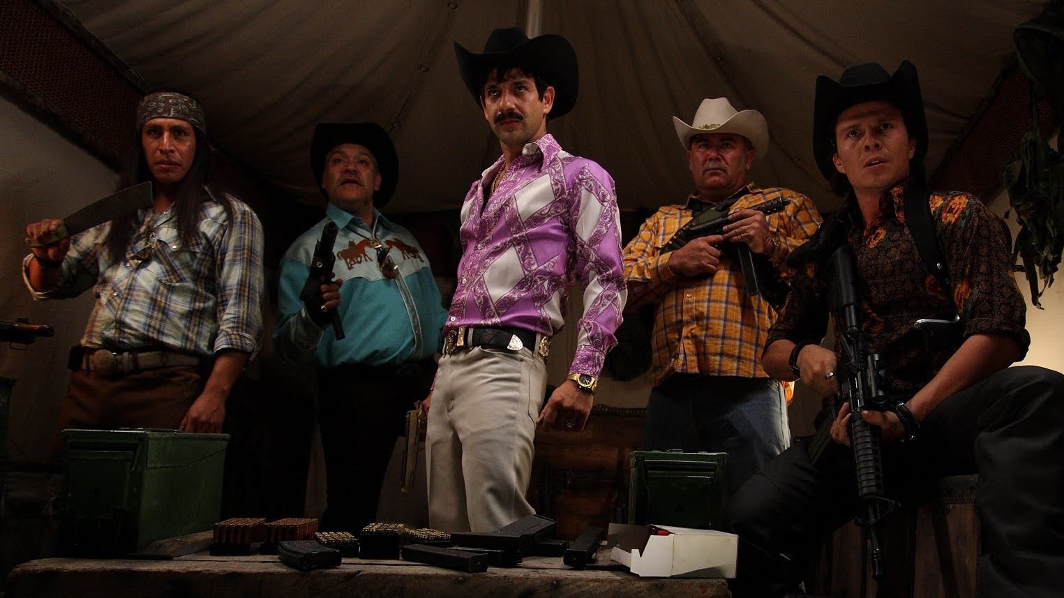 Backdrop for Saving Private Pérez