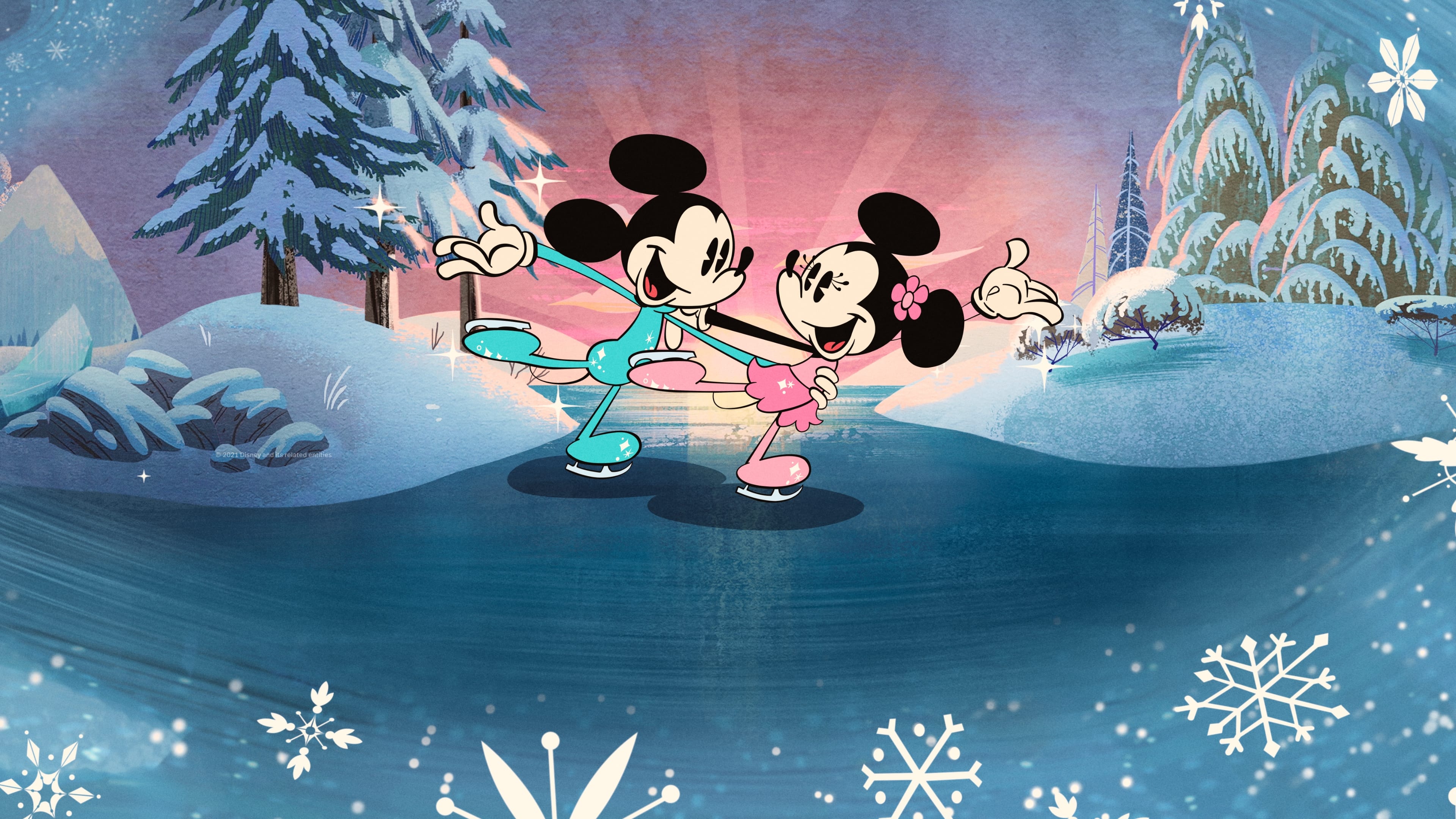 Backdrop for The Wonderful Winter of Mickey Mouse