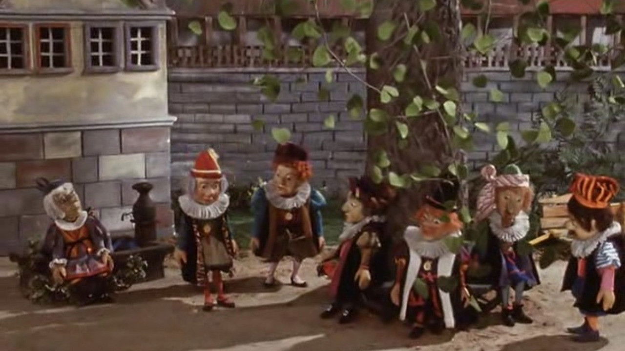 Backdrop for Augsburger Puppenkiste - Wir Schildbürger