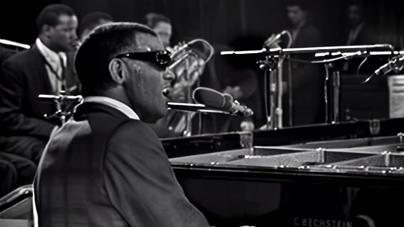 Backdrop for Ray Charles - La Salle Pleyel, Paris