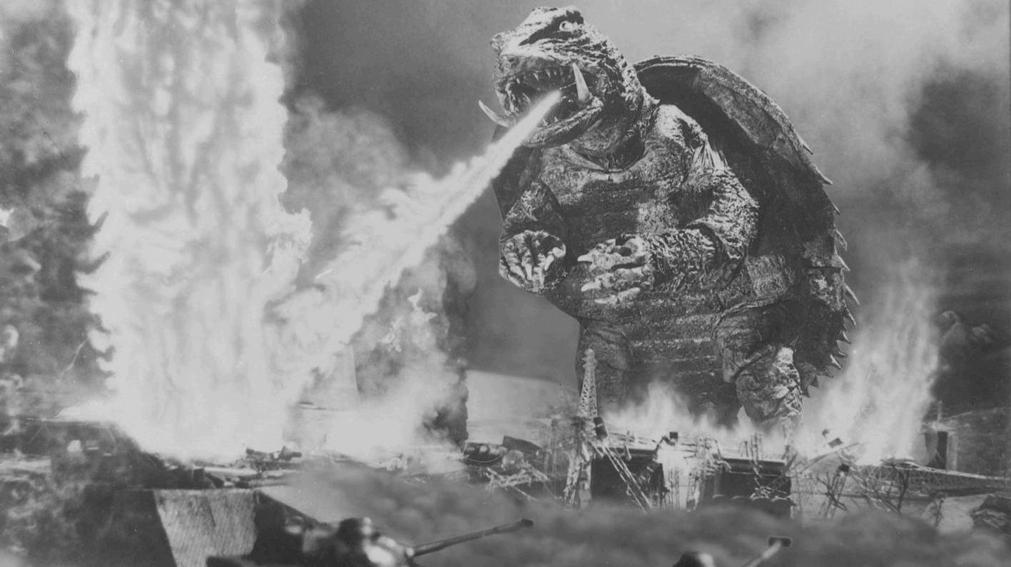 Backdrop for Gamera, the Giant Monster