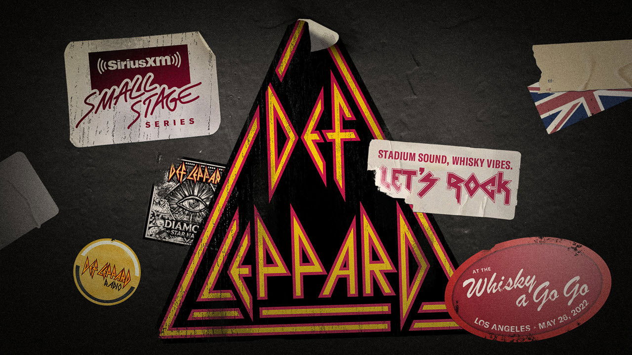 Backdrop for Def Leppard at The Whisky a Go Go