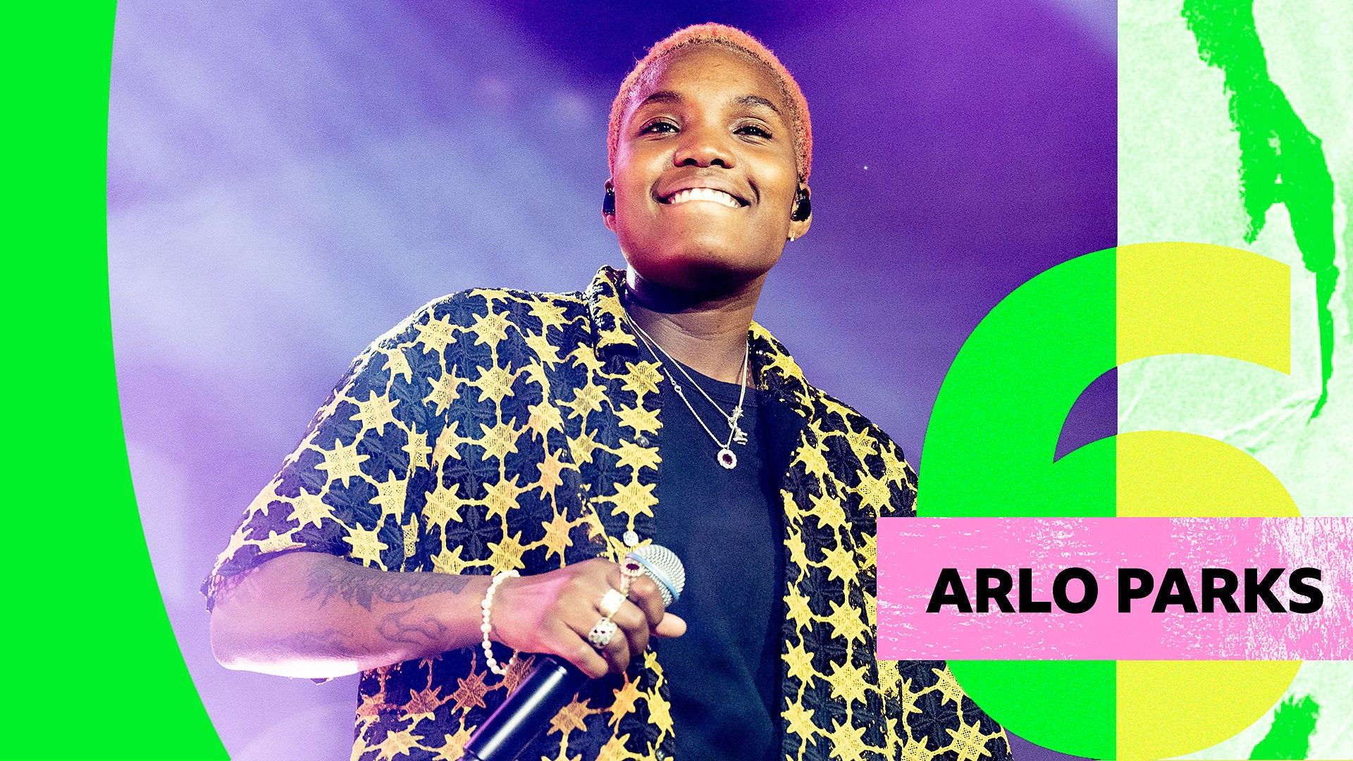 Backdrop for Arlo Parks - 6 Music Festival