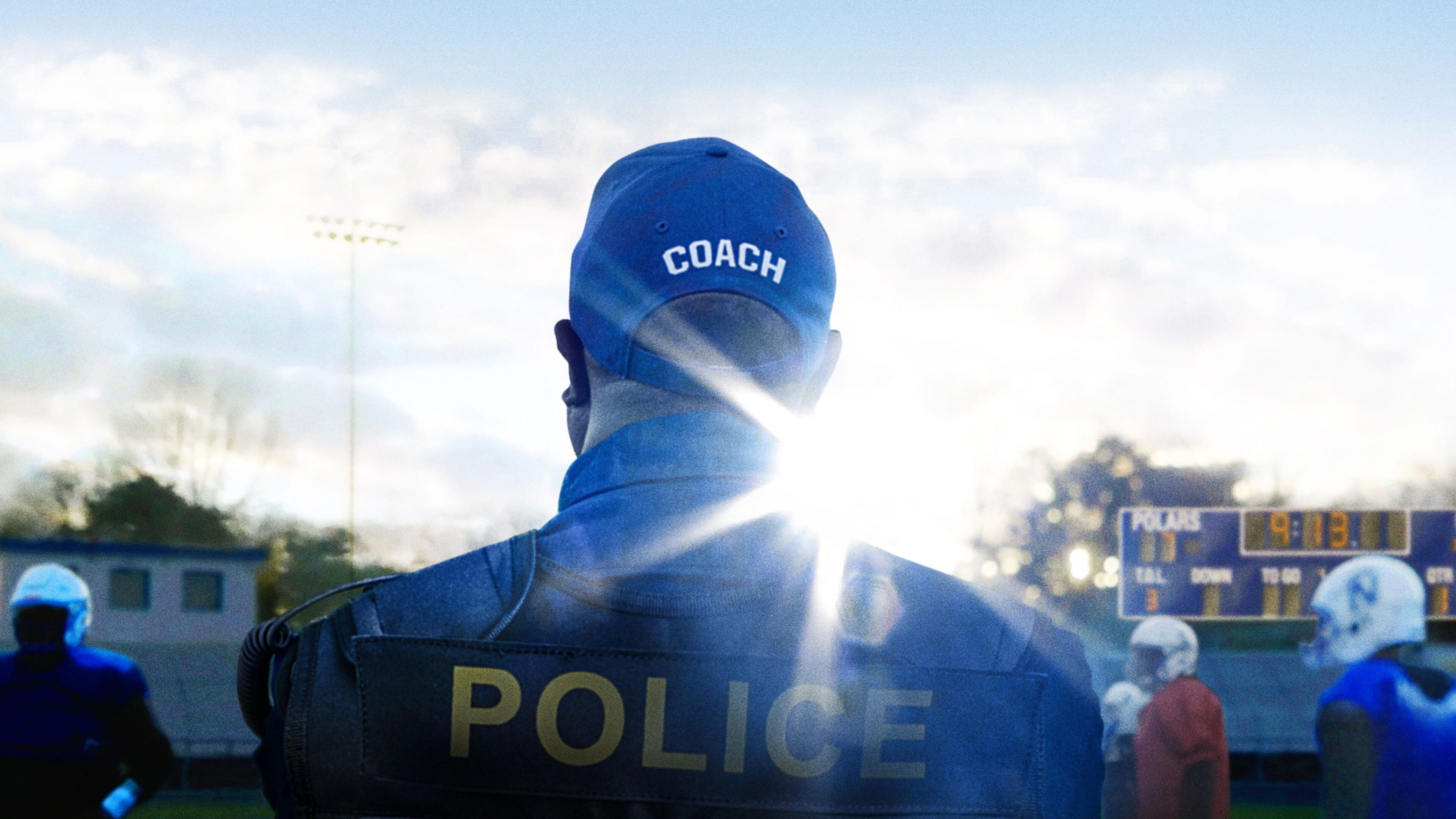 Backdrop for Boys in Blue