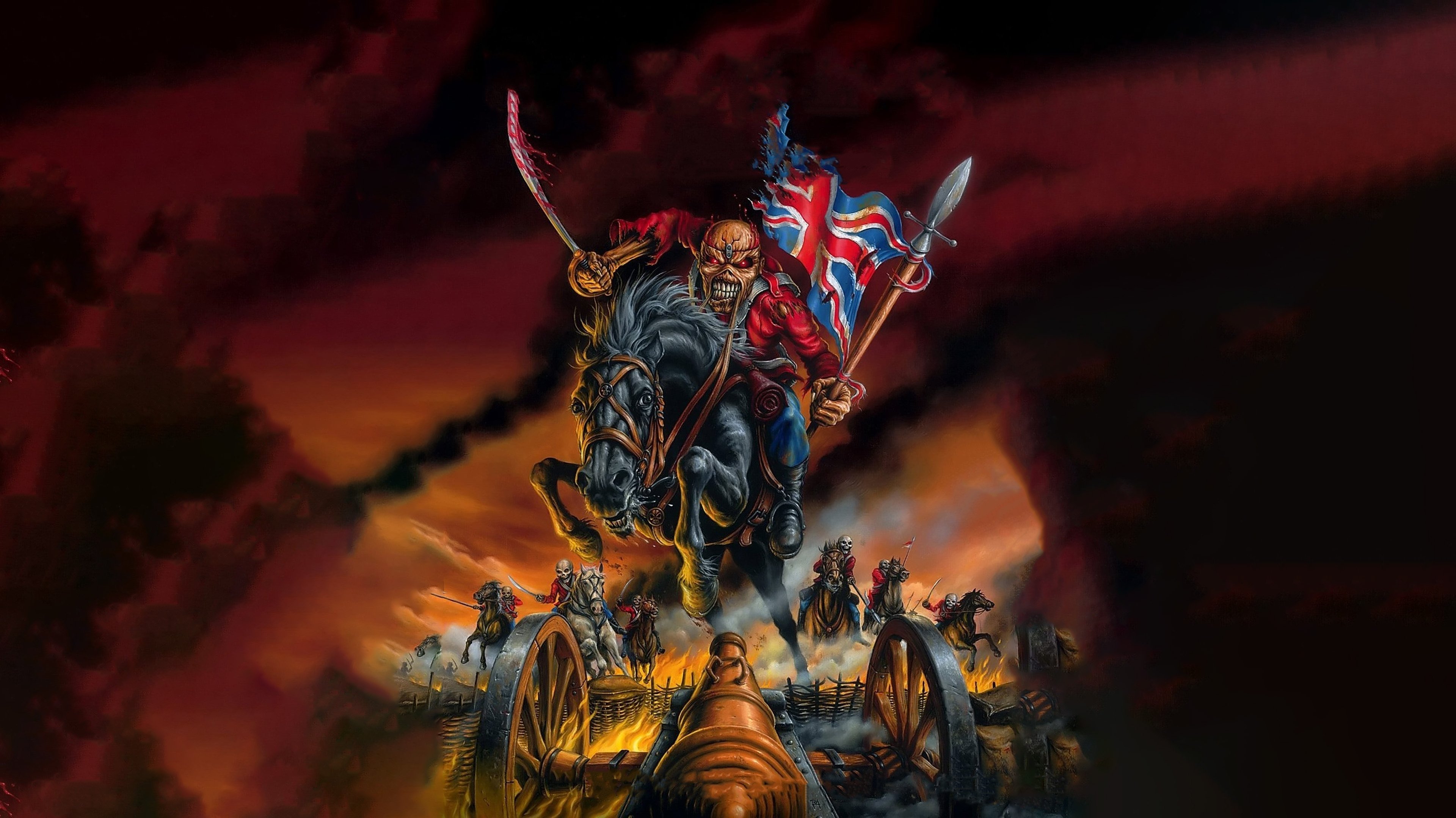 Backdrop for Iron Maiden: Maiden England