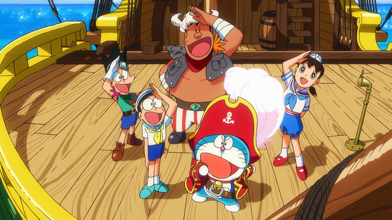 Backdrop for Doraemon: Nobita's Treasure Island