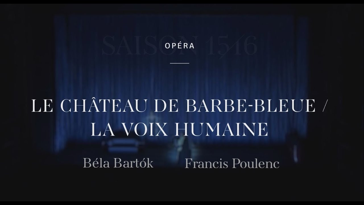 Backdrop for Poulenc's  The Human Voice / Bartók's Bluebeard's Castle