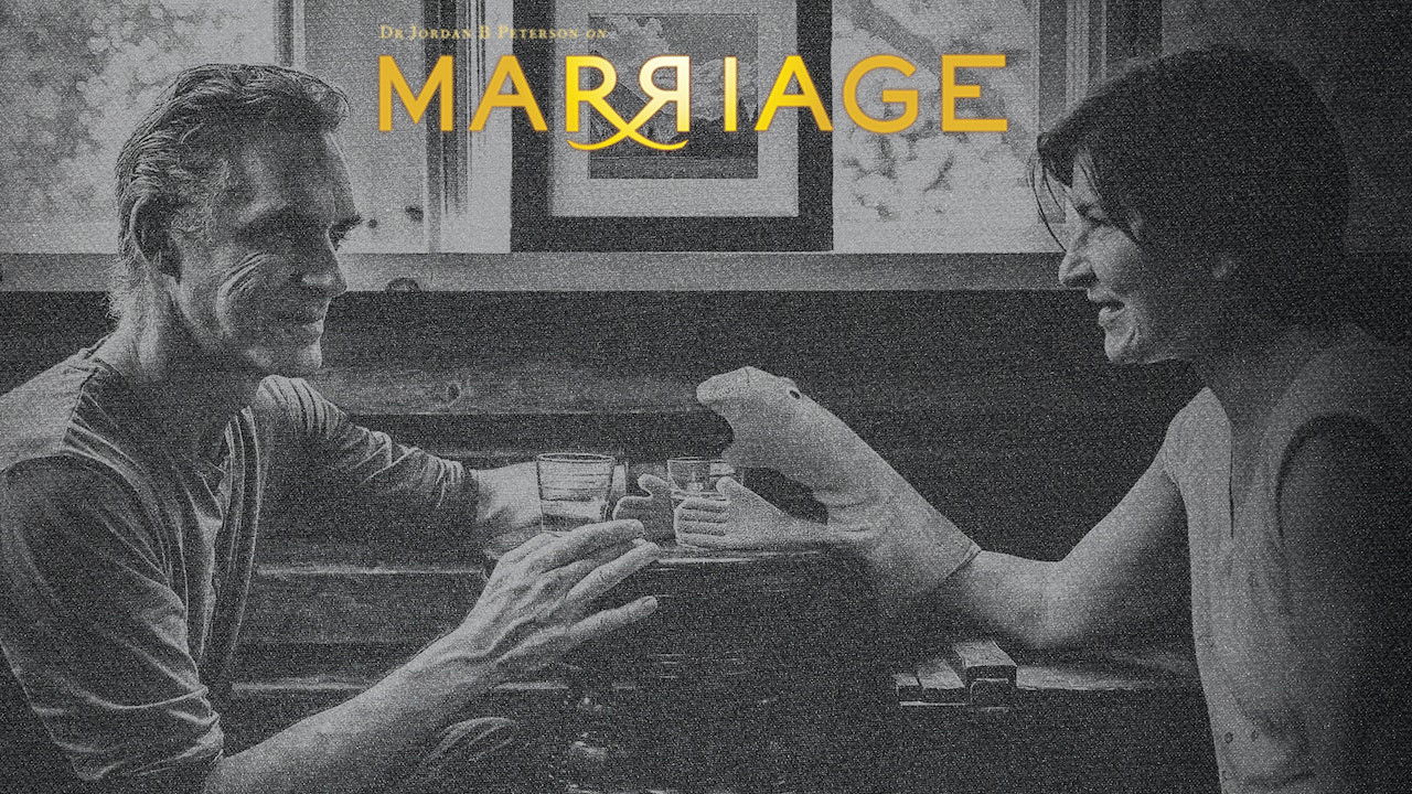 Backdrop for Dr. Jordan B Peterson on Marriage