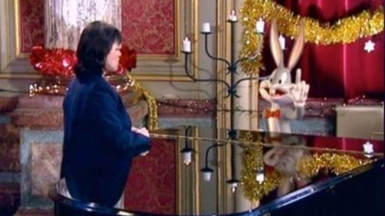 Backdrop for Christmas at Bunny's