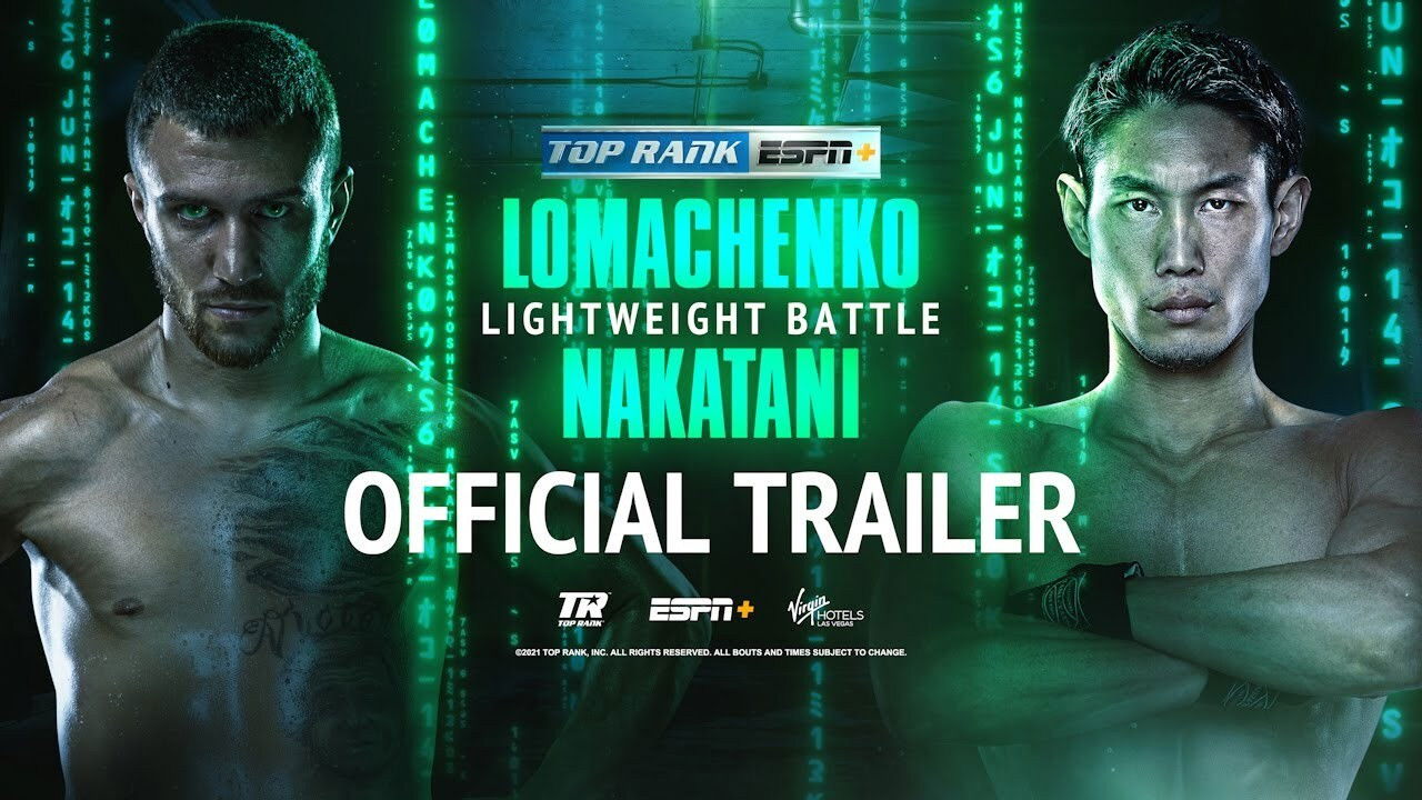 Backdrop for Vasyl Lomachenko vs. Masayoshi Nakatani