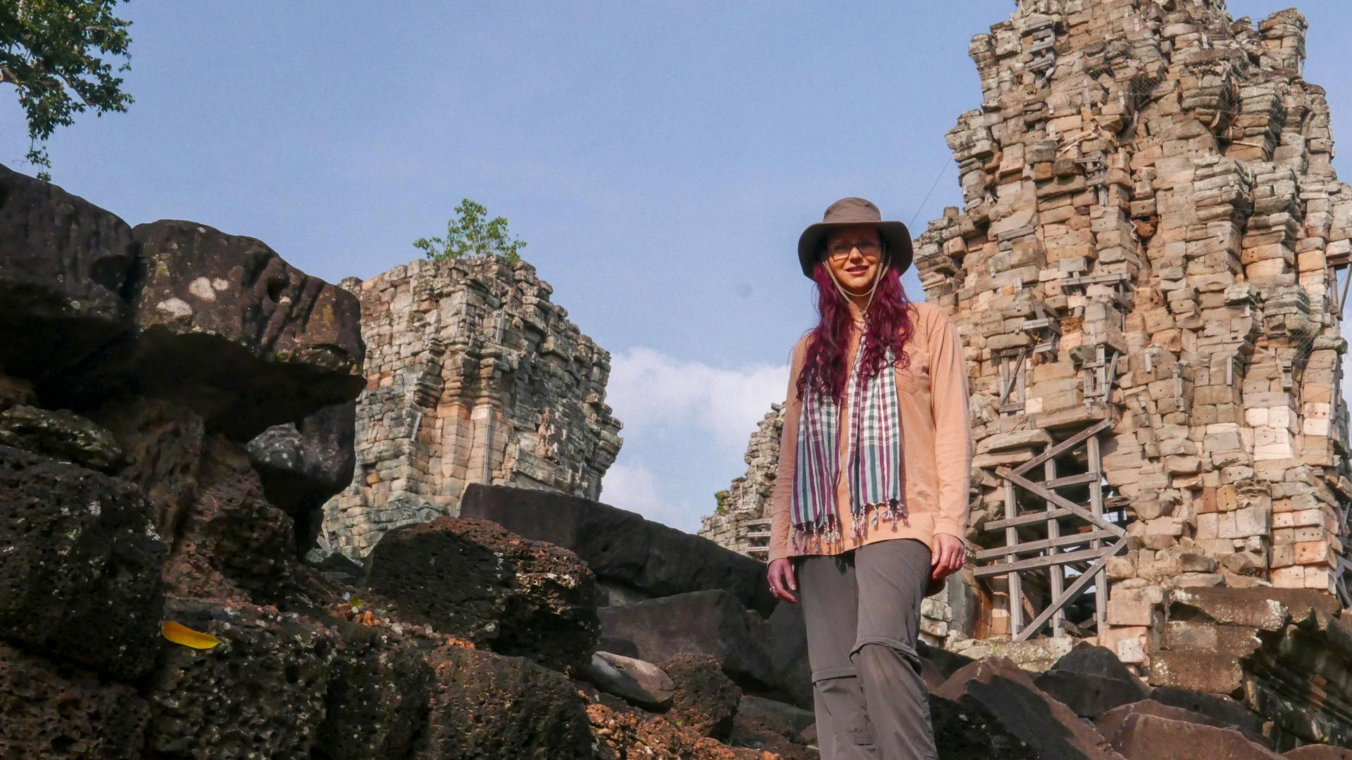 Backdrop for Lost Temples of Cambodia