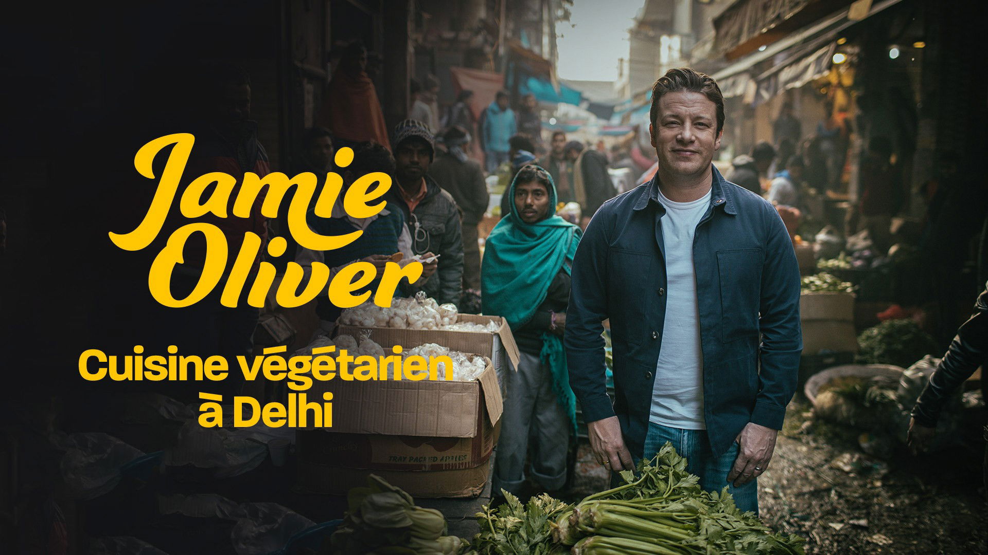 Backdrop for Jamie Oliver cuisine végétarien à Delhi