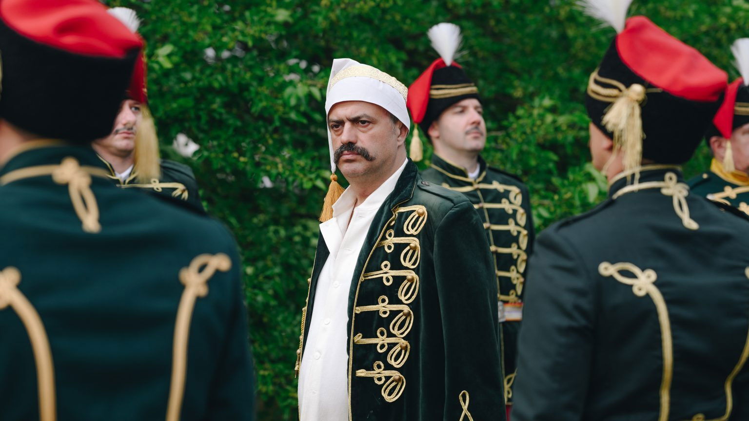 Backdrop for In the Grasp of Black Hand