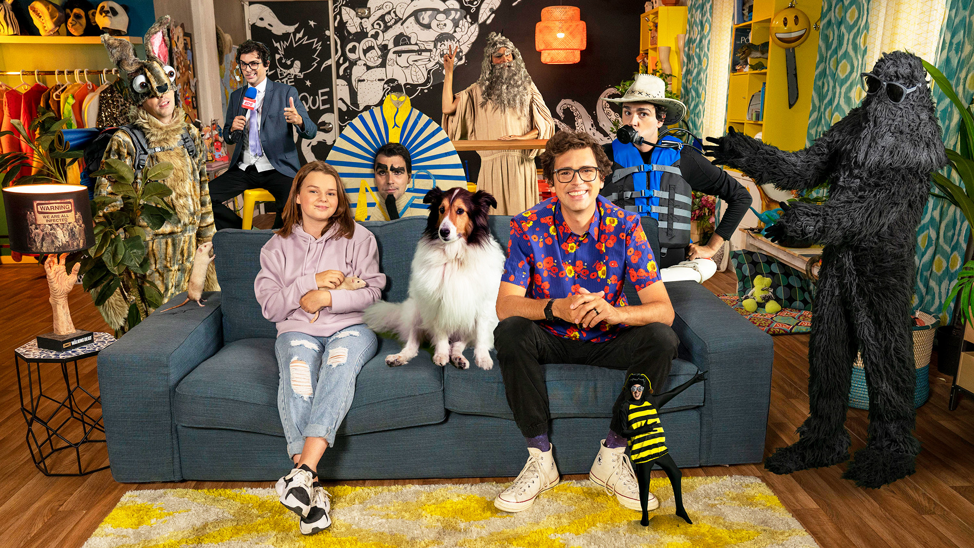 Backdrop for Pas plus bêtes que nous