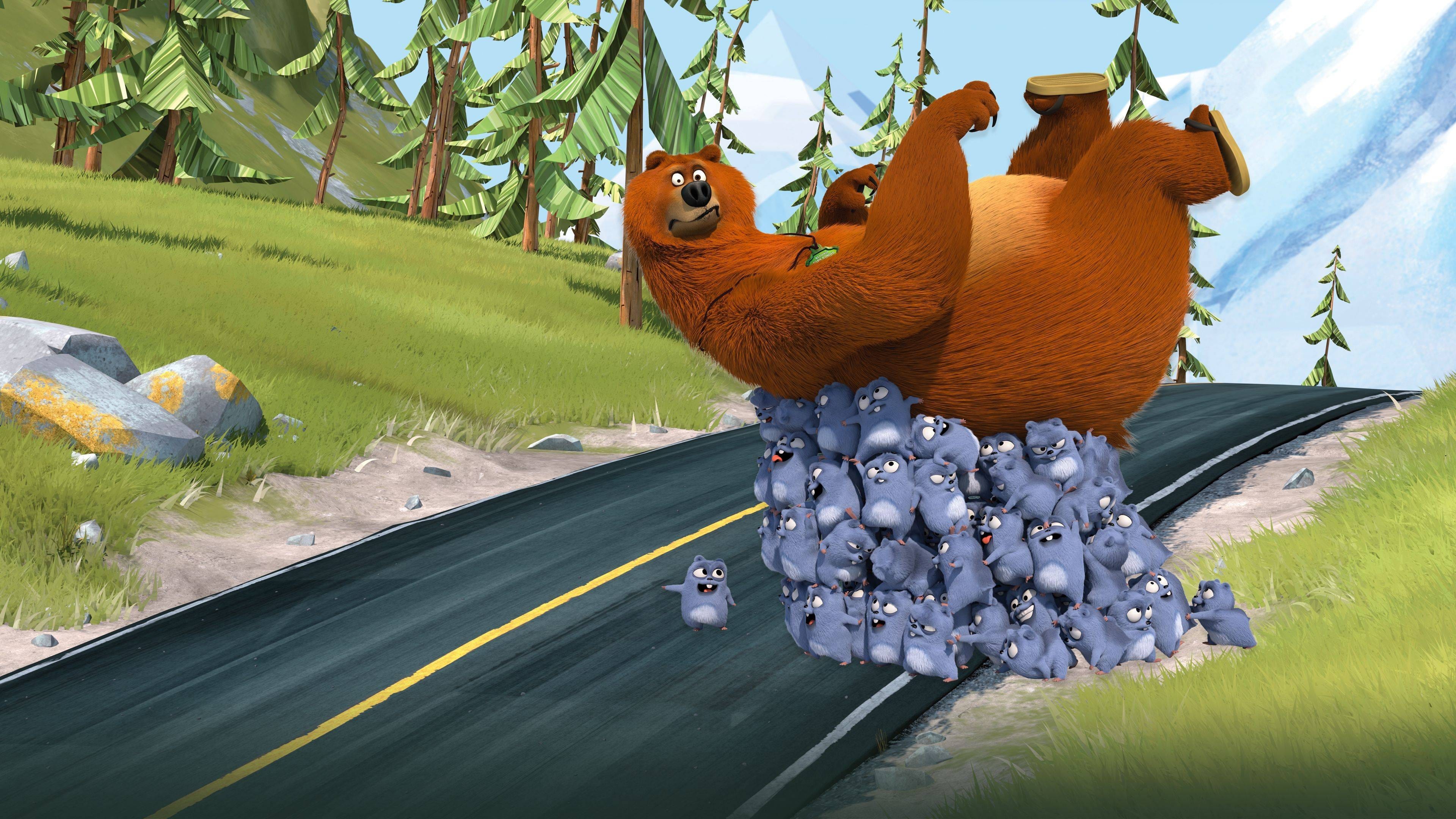 Backdrop for Grizzy & the Lemmings