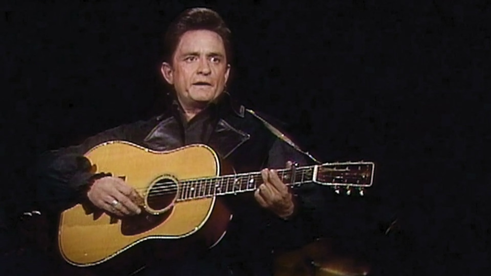 Backdrop for Johnny Cash: American Rebel