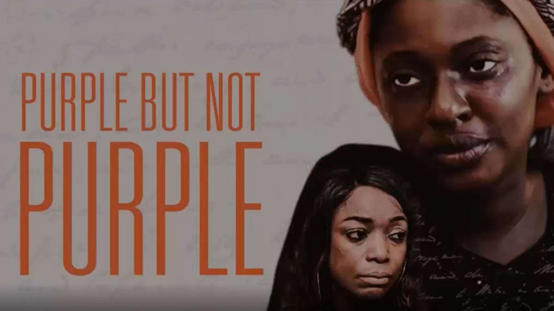 Backdrop for Purple but not Purple