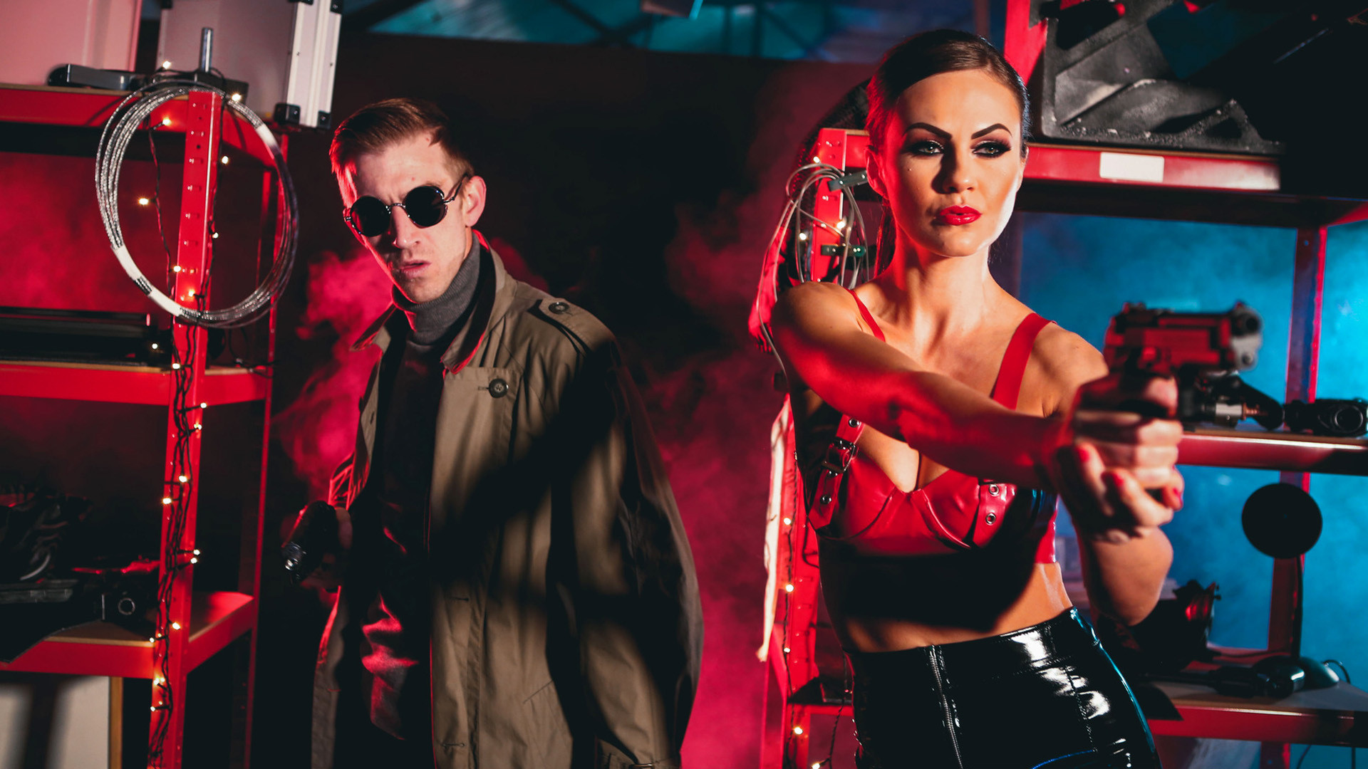 Backdrop for Girls with Guns