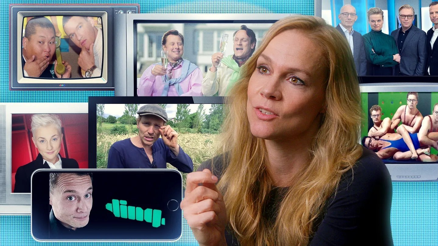 Backdrop for 25 år med DR2 - fra Banjo til Bonderøven