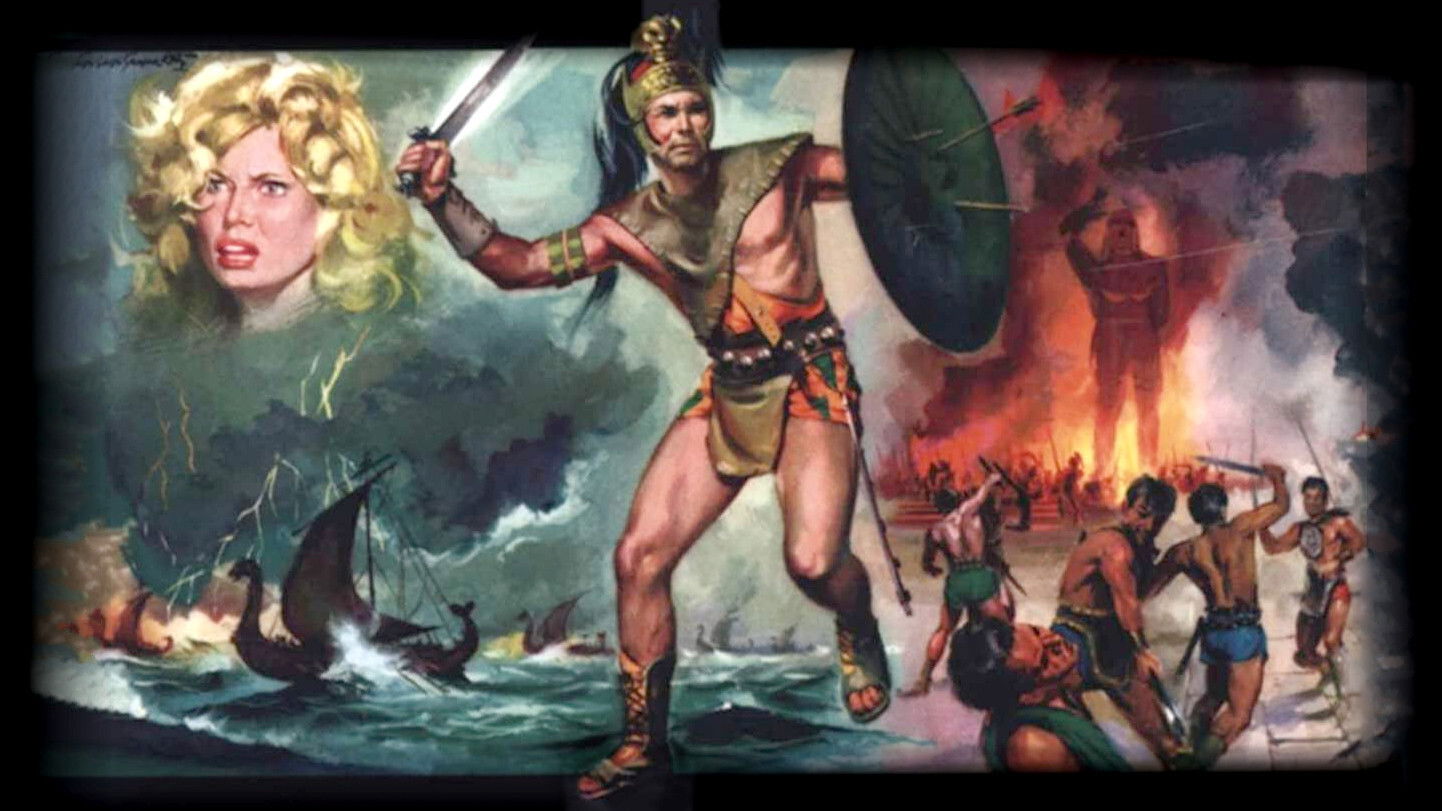 Backdrop for The Giants of Thessaly