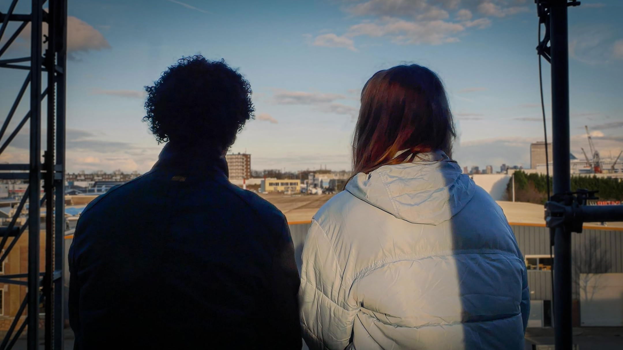 Backdrop for The war and the moon