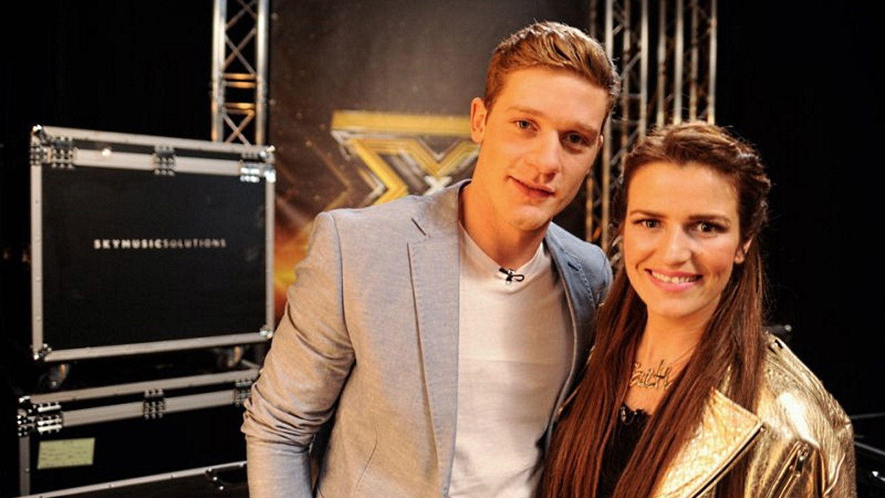 Backdrop for X Factor Adria